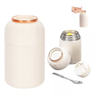 Termo Portátil Comida Líquido Calentito Con Cuchara 850ml