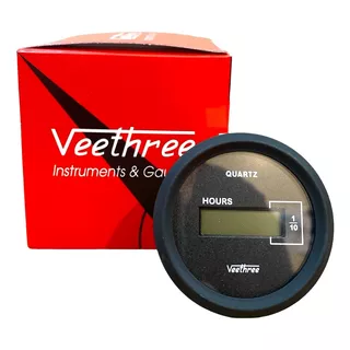 Horometro Digital Universal Automotriz Veethree 52mm 12-24v