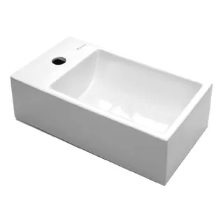 Bacha De Baño De Apoyar Piazza A146 Blanco Esmaltado  120mm De Alto