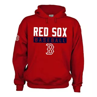 Sudadera Capucha Red Sox Medias Rojas Boston Baseball Mlb Ml