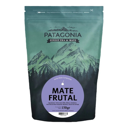 Yerba Mate Patagonia Compuesta X 150g Mate Frutal