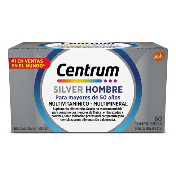 Centrum Silver Hombre 60 Comprimidos