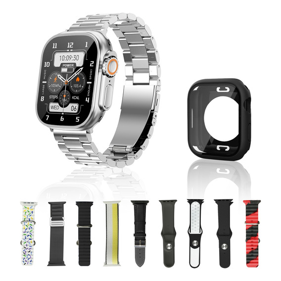 Ultra 10+1 Smartwatch Mejorado Con 10 Pulseras Gratis