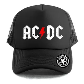 Gorras Trucker Acdc Logo Remeras Estampadas Canibal