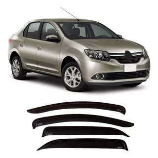 Deflectores De Ventanas Adhesivos X4 Renault Logan 2014-2020