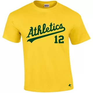 Playera Atléticos De Oakland Mlb Con El Número Que Nos Pidas