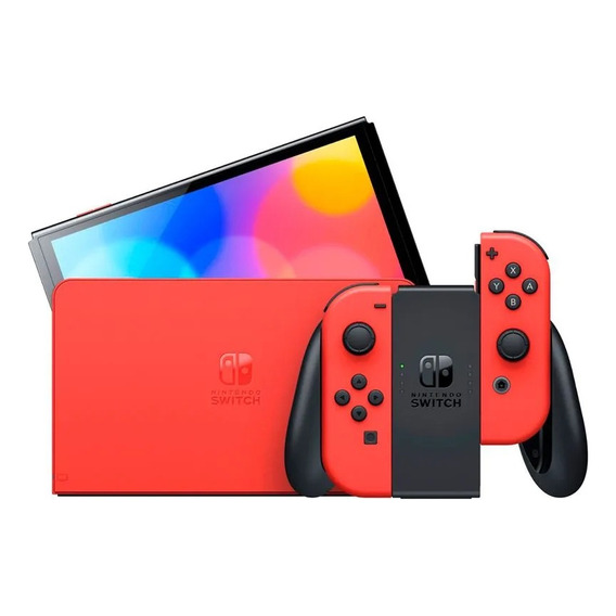 Nintendo Switch Oled 64gb Especial Mario Red Color Rojo