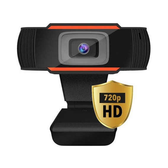 Webcam Philco 720p Hd Usb Microfono Plug And Play Color Negro