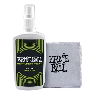 Juego De Limpieza Para Guitarra Ernie Ball Paño+liquido 4222