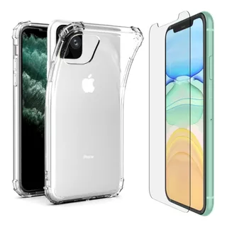 Protector iPhone 11 Reforzado + Vidrio Templado 9h Hd