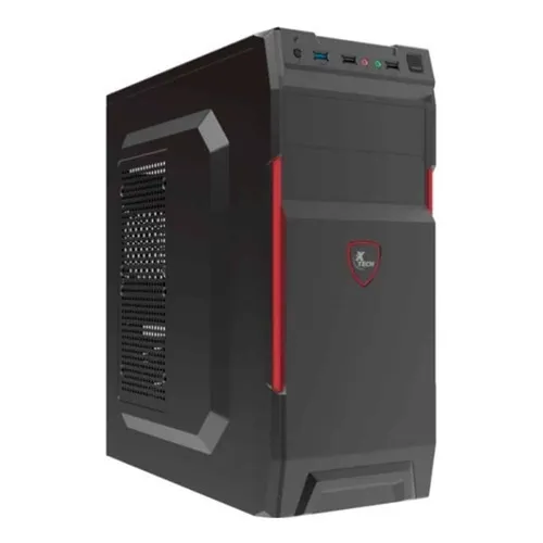 Xtech - Desktop - ATX - Black and red - 600W PS XTQ-214 - Código: XTQ-214 | Compra en Guadalajara