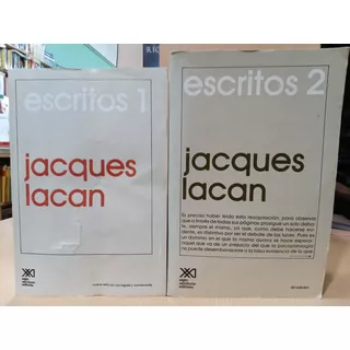 Escritos 1 Y 2 - Jacques Lacan - Siglo Veintiuno - Devoto