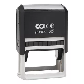Sello Plastico Colop Automatico Printer 55 Pieza Color Del Exterior Negro/gris