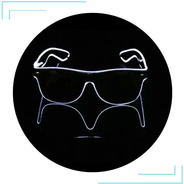 Óculos Led Neon Rave Balada Festa Tomorrowland 4 Funções