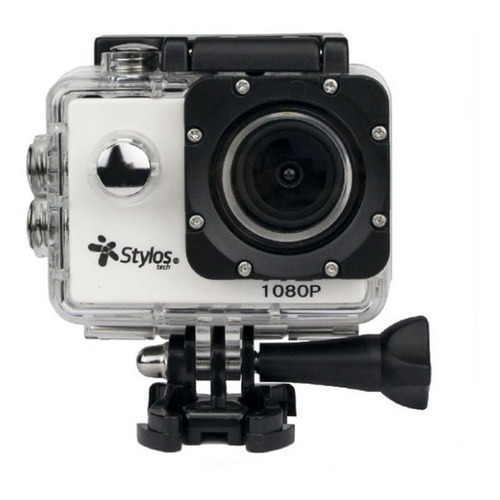 Videocámara Stylos Tech Cam2 Full HD STVACX3 blanca