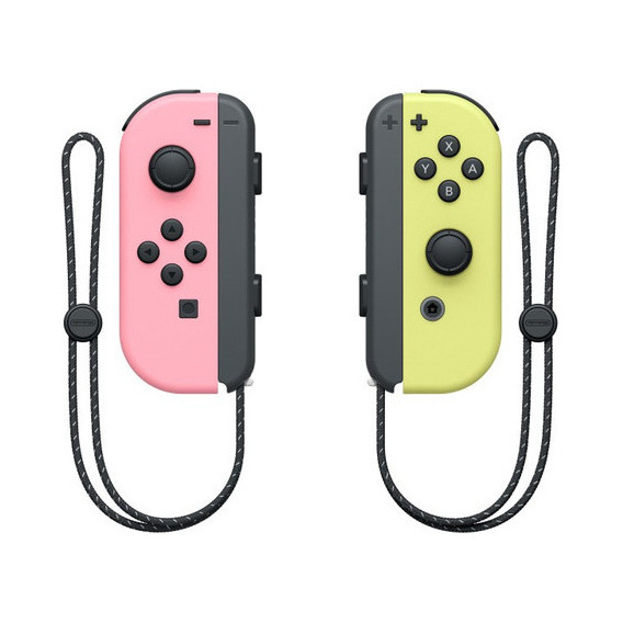 Nintendo Switch Joy-con (l)/(r) - Rosado/amarillo Pastel Color Rosa