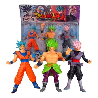 Muñecos X3 Dragon Ball Z Figuras 18cm Goku Otros Personajes