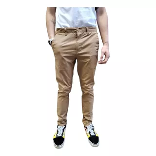 Pantalon Nn Sb Gabardina Elastizada Chinos Slimfit Importado