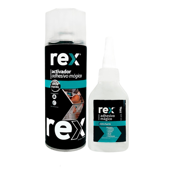 Adhesivo Magico 100gr + 400ml Activador Rex 30499