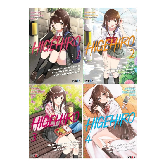 Manga, Higehiro Pack Vol.1/2/3/4 / Ivrea