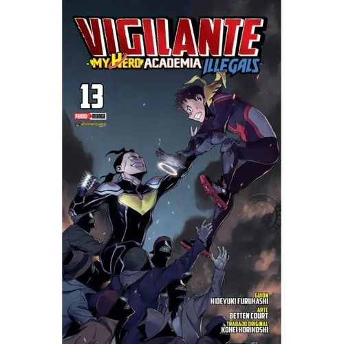 Panini Manga Vigilante Boku No Hero N.13, De Hideyuki Furujashi., Vol. 13. Editorial Panini, Tapa Blanda En Español, 2022
