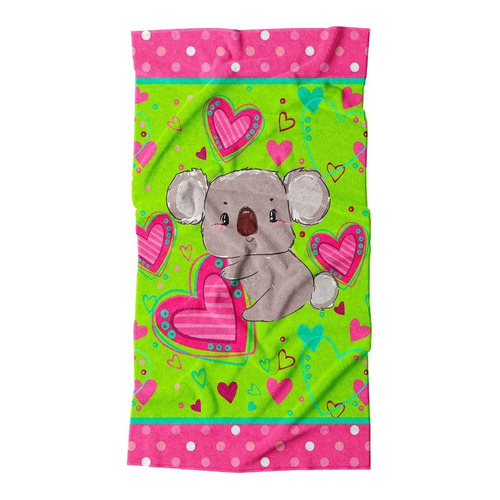 Toalla Koala Corazón Providencia Color Multicolor