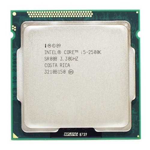 Procesador Intel Core i5-2500K BX80623I52500K  de 4 núcleos y  3.7GHz de frecuencia con gráfica integrada