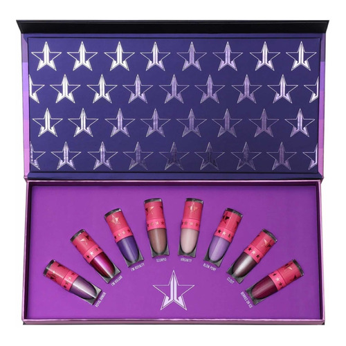 Labiales Jeffree Star Velour Liquid Lipstick Queen Bitch Acabado Mate Color Violeta