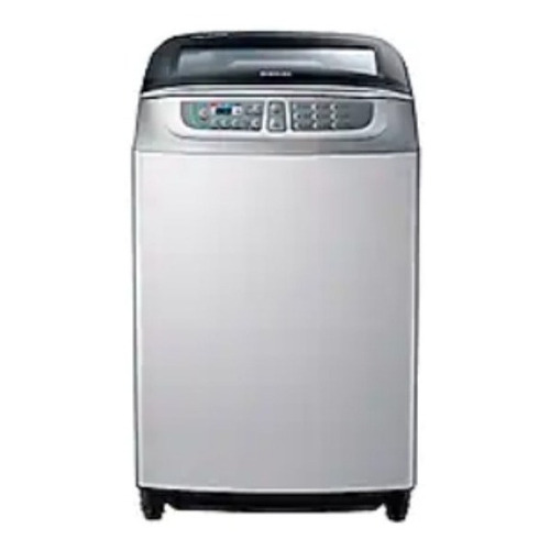 Lavarropas automático Samsung WA80F5S4UT plateado 8kg 220 V