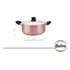 Cacerola Antiadherente Ceramico Hudson 24 Cm Color Cobre