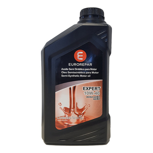 Aceite De Motor Eurorepar 1 L 10w40 Semisintético