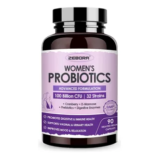 Probioticos Para Mujer 32 Cepas 100 Billones Ufc 90 Capsula