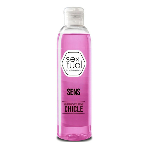 Gel Lubricante Intimo Chicle 200ml Sextual Hombre Mujer