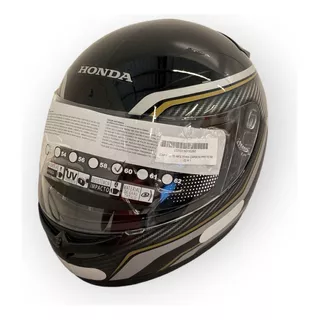 Capacete Honda Carbon Hfs Preto/dourado