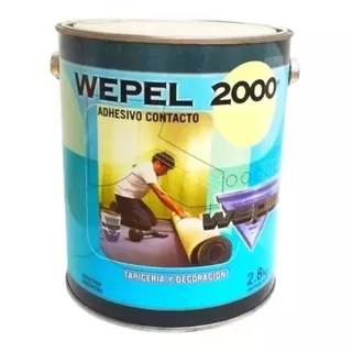 Adhesivo De Contacto Tapiceria Wepel 2000 Pote X 4 Lts