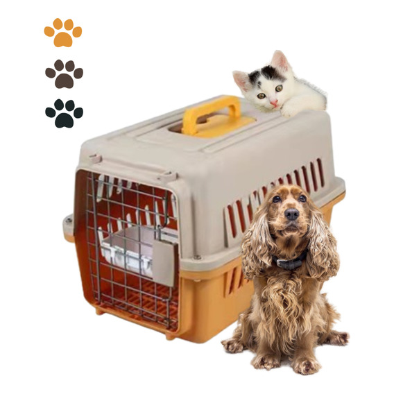 Transportadora Kennel Para Perros Y Gatos 64 X 46 X 44