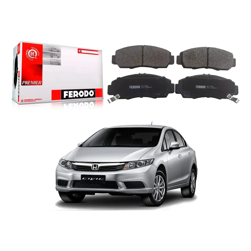 Pastilha Freio Dianteira Ceramica Civic 1.8 2.0 2012 A 2014