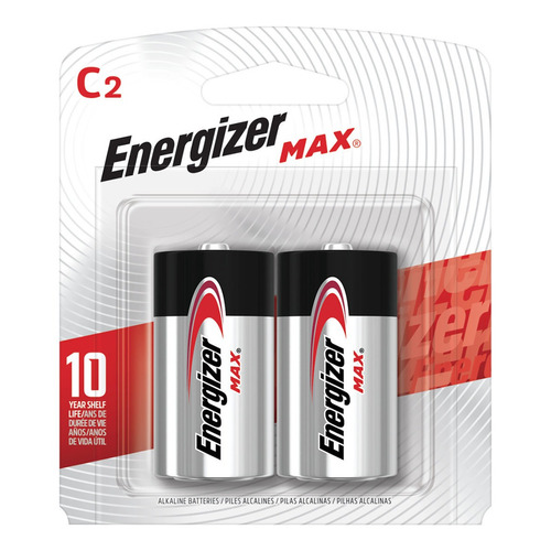 Energizer Max E93 pilas alcalinas tamaño c cilíndrica 2 unidades