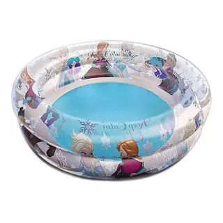 Piscina Inflável Redonda Etitoys Frozen De 75cm X 22cm 70l Multicolor