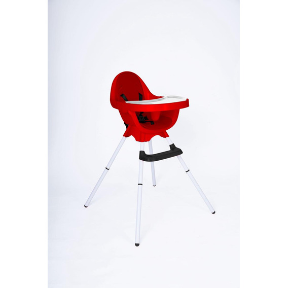 Silla Comer Bebe Practica 3 En 1 Garden Life Color Verde Color Rojo