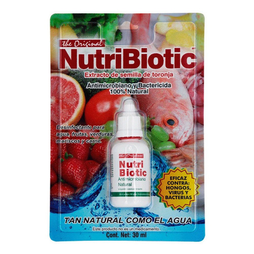 Nutribiotic 30 Ml Extracto Semilla De Toronja Desinfectante