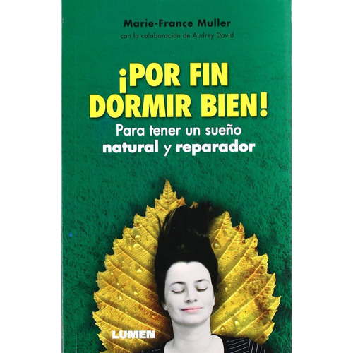 Por Fin Dormir Bien, De Muller. Editorial Lumen, Tapa Blanda En Español