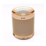 Alto-falante H'maston Q3 Portátil Com Bluetooth Dourado 