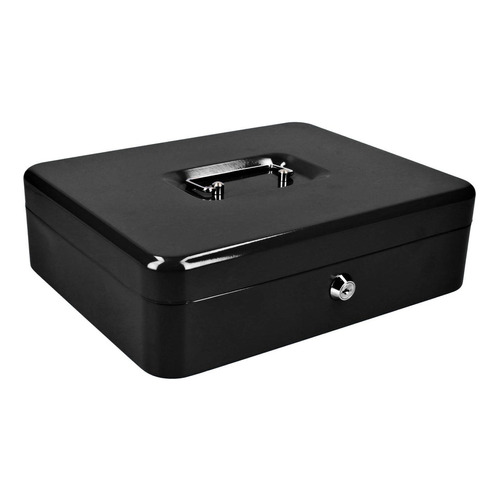 Caja Metálica Lock Cdi30 Para Dinero C/charola Removibl /vc Color Negro