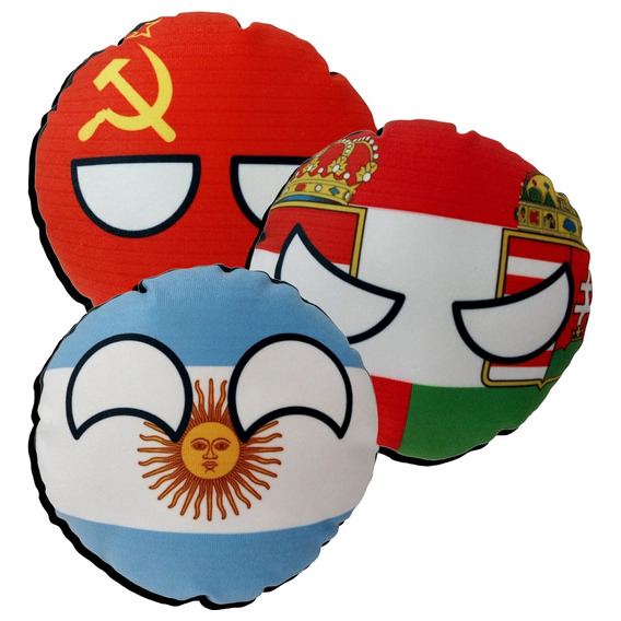 Peluche - Countryball - 23 Cm - A Elección - Lucky One