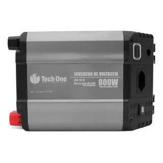 Inversor De Voltagem 24v/110v 800w Tech One Usb Conversor