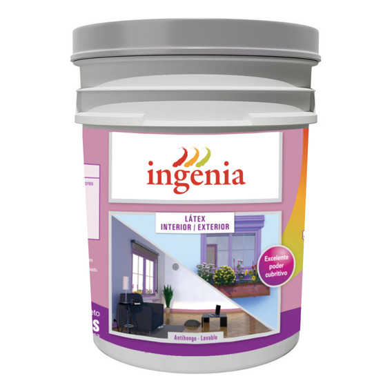 Pintura Latex Ingenia 20 L Interior Exterior