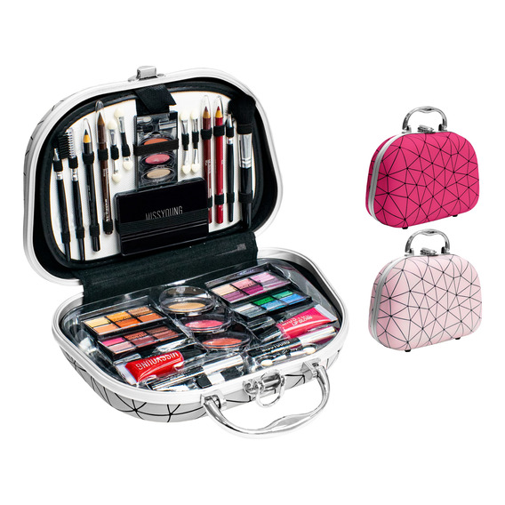 Maletin De Maquillaje Set Porta Cosmetico Makeup 28 Piezas