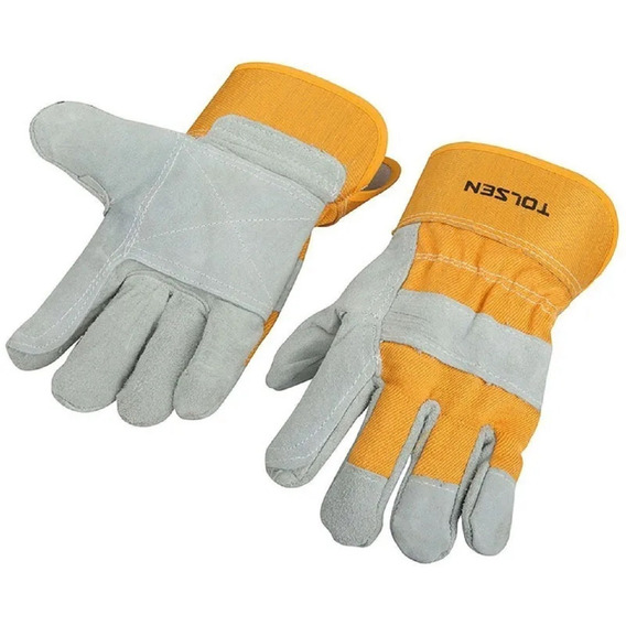 Guantes De Trabajo De Cuero Tolsen Talle X L - 45024 - Tyt