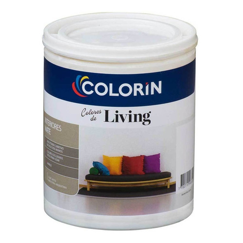 Colorin Living Pintura Latex Interior Colores Mate 1l - Rex Color Guinda